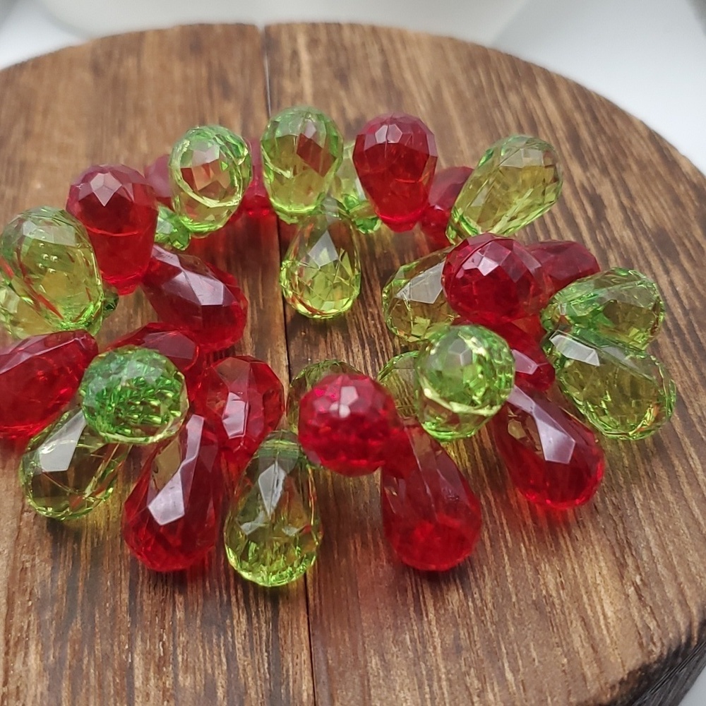 B2333 childs bracelet‎ facet beaded candy land colorful!